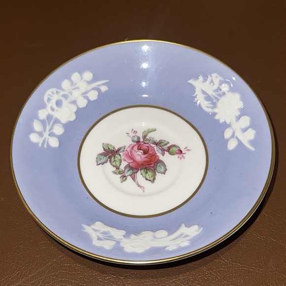 Spode Bone China England Maritime Rose R.4118 Saucer & Teacup - Picture 3 of 6